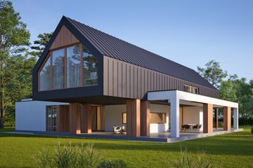  Projekt domu LK&1866 (LKP1009) - projekt domu z pełnym piętrem - Zdjęcie 2