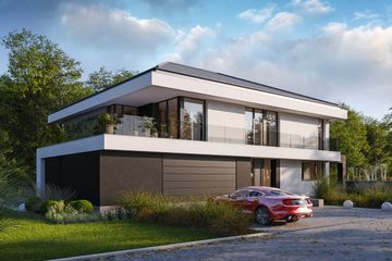  Projekt domu LK&1863 (LKP1003) - projekt domu z pełnym piętrem - Zdjęcie 1