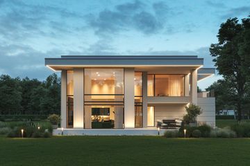  Projekt domu LK&1858 (LKP1004) - projekt domu z pełnym piętrem - Zdjęcie 1