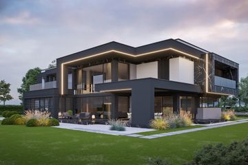  Projekt domu LK&1852 (LKP1006) - projekt domu z pełnym piętrem - Zdjęcie 2