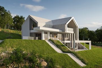  Projekt domu LK&1842 (LKP1015) - projekt domu z pełnym piętrem - Zdjęcie 2