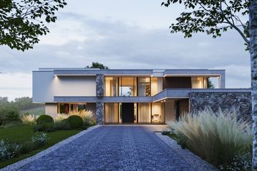  Projekt domu LK&1838 (LKP1017) - projekt domu z pełnym piętrem - Zdjęcie 1