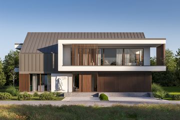  Projekt domu LK&1833 (LKP1018) - projekt domu parterowego z poddaszem - Zdjęcie 1