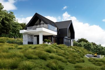  Projekt domu LK&1831 (LKP1019) - projekt domu parterowego z poddaszem - Zdjęcie 2