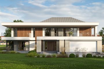  Projekt domu LK&1829 (LKP1020) - projekt domu z pełnym piętrem - Zdjęcie 3