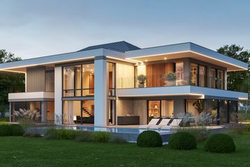  Projekt domu LK&1829 (LKP1020) - projekt domu z pełnym piętrem - Zdjęcie 5