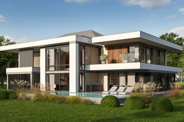  Projekt domu LK&1829 (LKP1020) - projekt domu z pełnym piętrem - Zdjęcie 6