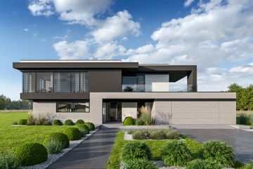  Projekt domu LK&1827 (LKP1021) - projekt domu z pełnym piętrem - Zdjęcie 1