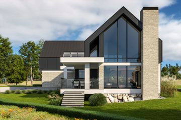  Projekt domu LK&1822 (LKP1023) - projekt domu parterowego z poddaszem - Zdjęcie 2