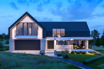  Projekt domu LK&1822 (LKP1023) - projekt domu parterowego z poddaszem - Zdjęcie 4