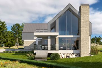  Projekt domu LK&1822 (LKP1023) - projekt domu parterowego z poddaszem - Zdjęcie 9