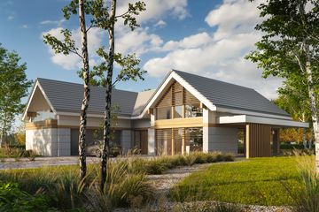  Projekt domu LK&1817 (LKP1014) - projekt domu parterowego z poddaszem - Zdjęcie 4