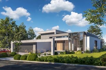  Projekt domu LK&1811 (LKP1040) - projekt domu z pełnym piętrem - Zdjęcie 2