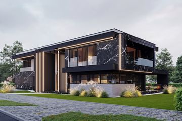  Projekt domu LK&1805 (LKP1046) - projekt domu z pełnym piętrem - Zdjęcie 1