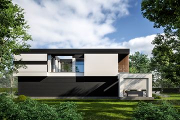  Projekt domu LK&1803 (LKP1044) - projekt domu z pełnym piętrem - Zdjęcie 3