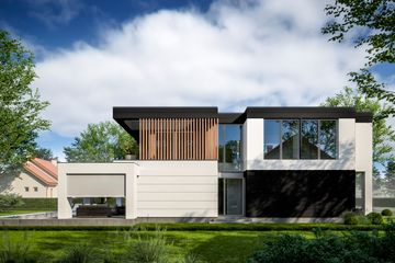  Projekt domu LK&1803 (LKP1044) - projekt domu z pełnym piętrem - Zdjęcie 4