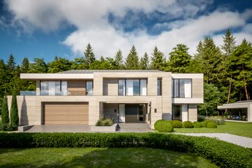  Projekt domu LK&1801 (LKP1043) - projekt domu z pełnym piętrem - Zdjęcie 1