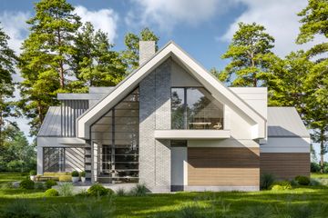  Projekt domu LK&1796 (LKP1042) - projekt domu parterowego z poddaszem - Zdjęcie 6