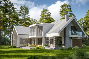  Projekt domu LK&1796 (LKP1042) - projekt domu parterowego z poddaszem - Zdjęcie 7