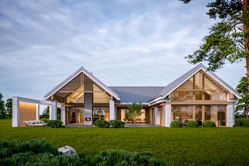  Projekt domu LK&1792 (LKP1024) - projekt domu parterowego - Zdjęcie 1