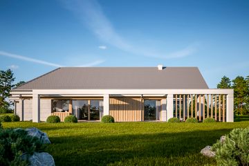  Projekt domu LK&1792 (LKP1024) - projekt domu parterowego - Zdjęcie 3