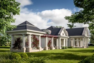 Projekt domu LK&1791 - parterowy z poddaszem dom o powierzchni 299,08 m², dach wielospadowy - ujęcie 5
