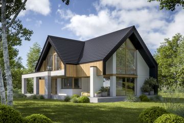  Projekt domu LK&1778 (LKP1027) - projekt domu parterowego z poddaszem - Zdjęcie 5