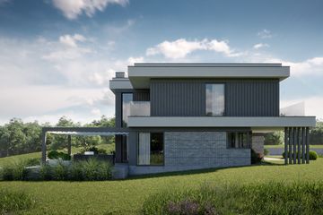 Projekt domu LK&1777 - z pełnym piętrem dom o powierzchni 250,38 m², dach płaski - ujęcie 4