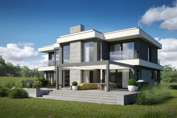 Projekt domu LK&1777 - z pełnym piętrem dom o powierzchni 250,38 m², dach płaski - ujęcie 5