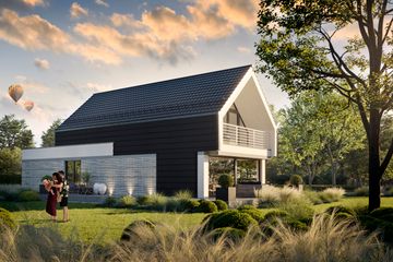  Projekt domu LK&1775 (LKP1036) - projekt domu parterowego z poddaszem - Zdjęcie 5