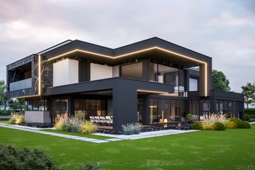  Projekt domu LK&1772 (LKP1041) - projekt domu z pełnym piętrem - Zdjęcie 2