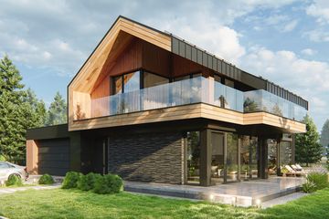  Projekt domu LK&1751 (LKP1030) - projekt domu parterowego z poddaszem - Zdjęcie 3