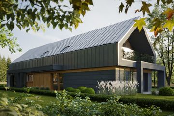  Projekt domu LK&1750 (LKP1033) - projekt domu parterowego z poddaszem - Zdjęcie 3