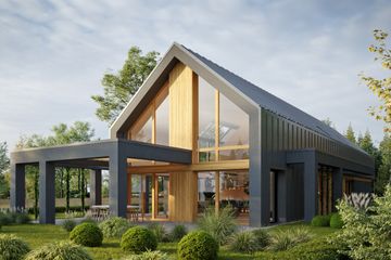  Projekt domu LK&1750 (LKP1033) - projekt domu parterowego z poddaszem - Zdjęcie 5