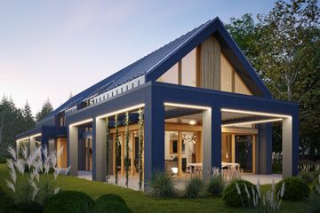  Projekt domu LK&1750 (LKP1033) - projekt domu parterowego z poddaszem - Zdjęcie 6