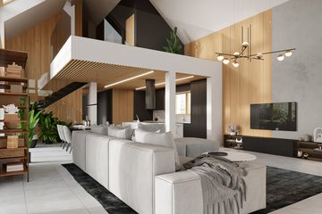  Projekt domu LK&1750 (LKP1033) - projekt domu parterowego z poddaszem - Zdjęcie 8