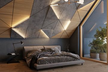  Projekt domu LK&1750 (LKP1033) - projekt domu parterowego z poddaszem - Zdjęcie 12