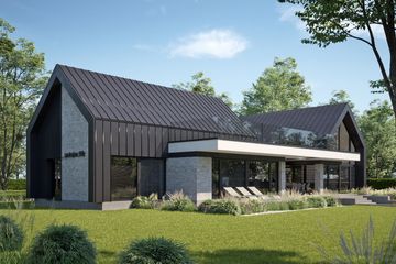 Projekt domu LK&1749 - parterowy z poddaszem dom o powierzchni 181,15 m², dach dwuspadowy - ujęcie 7