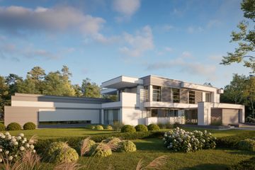  Projekt domu LK&1743 (LKP1054) - projekt domu z pełnym piętrem - Zdjęcie 3