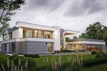  Projekt domu LK&1743 (LKP1054) - projekt domu z pełnym piętrem - Zdjęcie 7