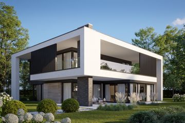  Projekt domu LK&1717 (LKP1065) - projekt domu z pełnym piętrem - Zdjęcie 10