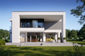  Projekt domu LK&1713 (LKP1060) - projekt domu z pełnym piętrem - Zdjęcie 1