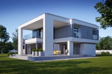  Projekt domu LK&1713 (LKP1060) - projekt domu z pełnym piętrem - Zdjęcie 2