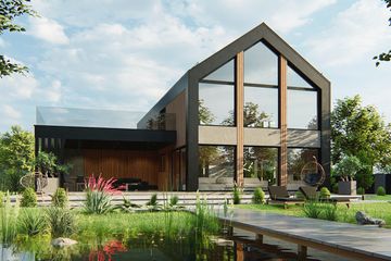  Projekt domu LK&1712 (LKP1034) - projekt domu parterowego z poddaszem - Zdjęcie 2