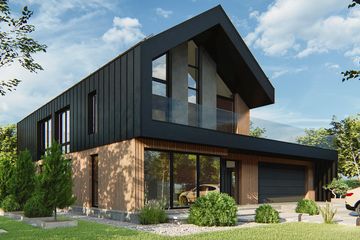  Projekt domu LK&1712 (LKP1034) - projekt domu parterowego z poddaszem - Zdjęcie 3