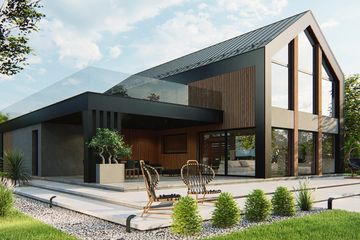  Projekt domu LK&1712 (LKP1034) - projekt domu parterowego z poddaszem - Zdjęcie 5