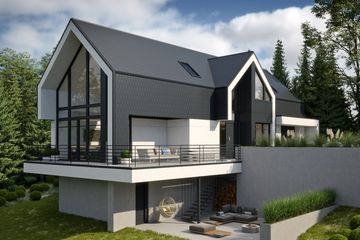 Projekt domu LK&1706 - parterowy z poddaszem dom o powierzchni 167,42 m², dach dwuspadowy - ujęcie 3