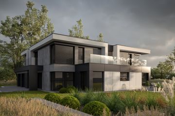  Projekt domu LK&1695 (LKP1055) - projekt domu z pełnym piętrem - Zdjęcie 4