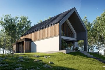  Projekt domu LK&1692 (LKP1038) - projekt domu parterowego z poddaszem - Zdjęcie 5