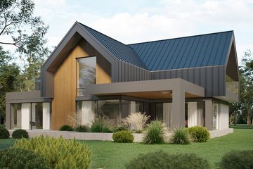 Projekt domu LK&1688 - parterowy z poddaszem dom o powierzchni 247,66 m², dach dwuspadowy - ujęcie 5